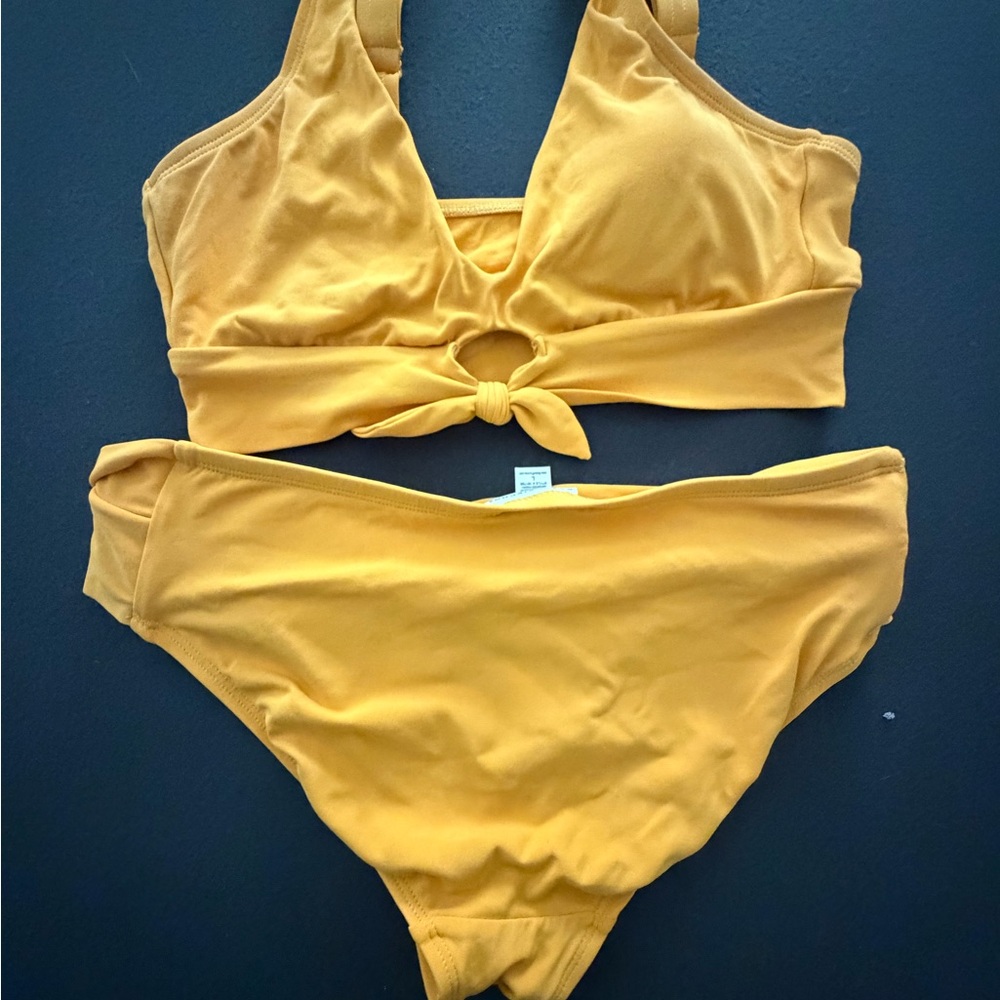 Robin Piccone Yellow Bikini Set